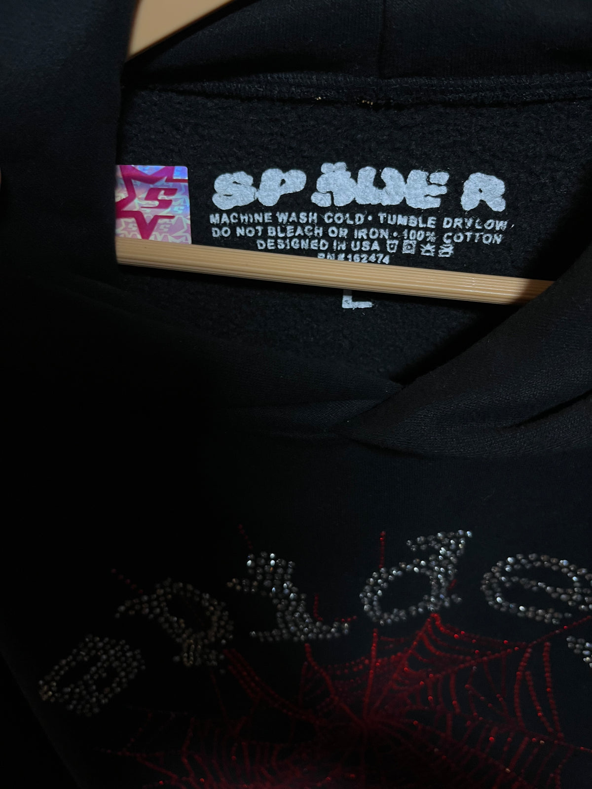 Hoodie Sp5der OG Rhinestone