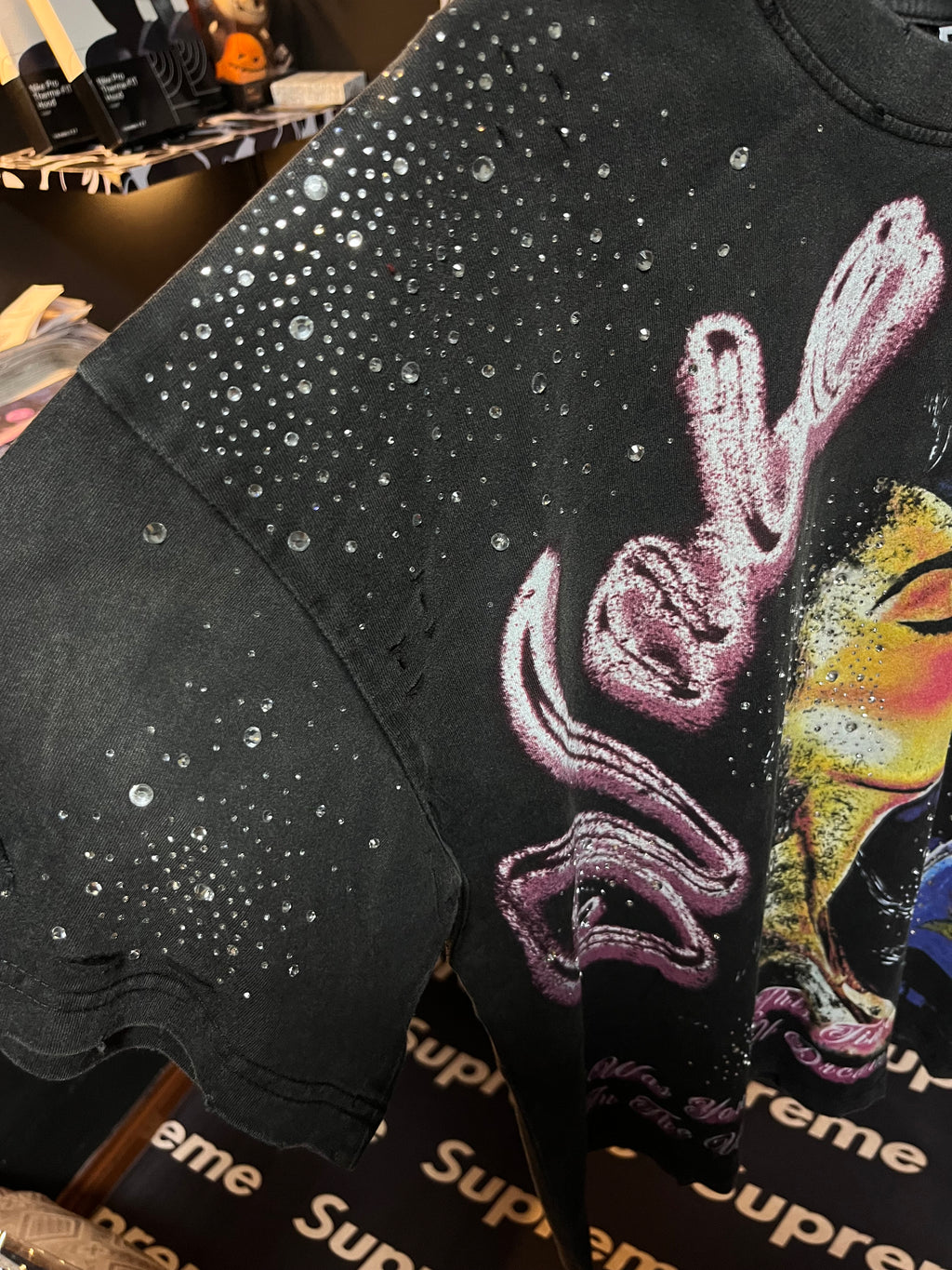 Vale Forever Fated Yours Bling Tee 'Black'