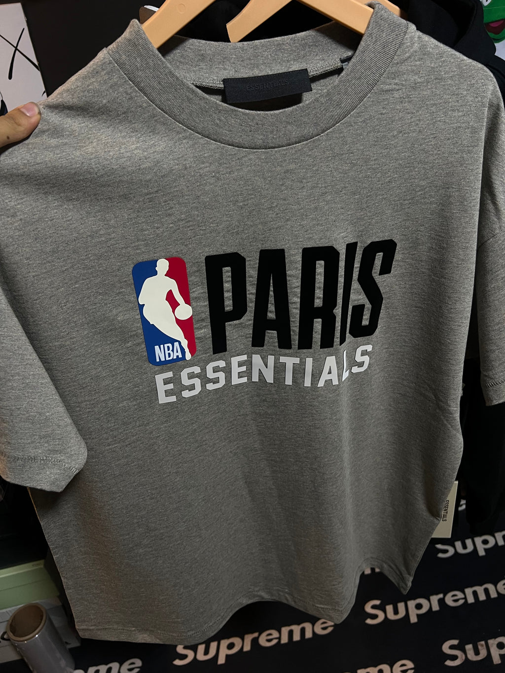 Fear of God Essentials NBA Paris Tee