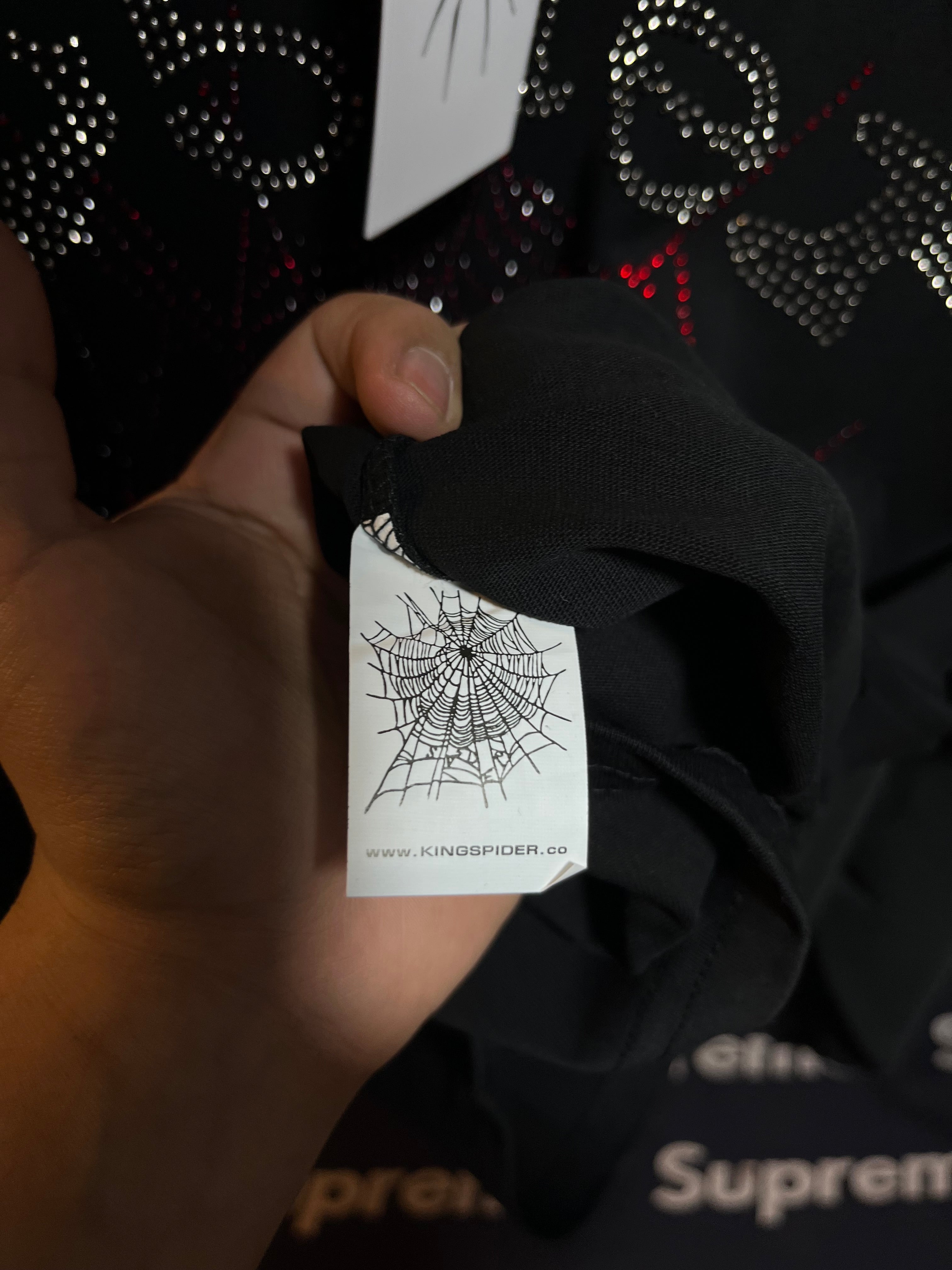 Sp5der Rhinestones Tee