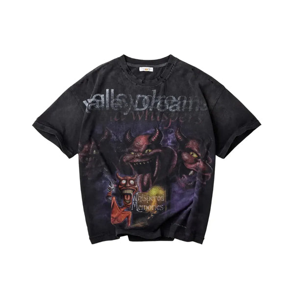 Camiseta Vale Lives Forever Voices Tee Black - frontal