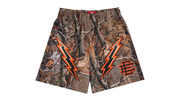 Eric Emanuel EE Basic Short Tree Camo/Black/Orange Bolt - frontal