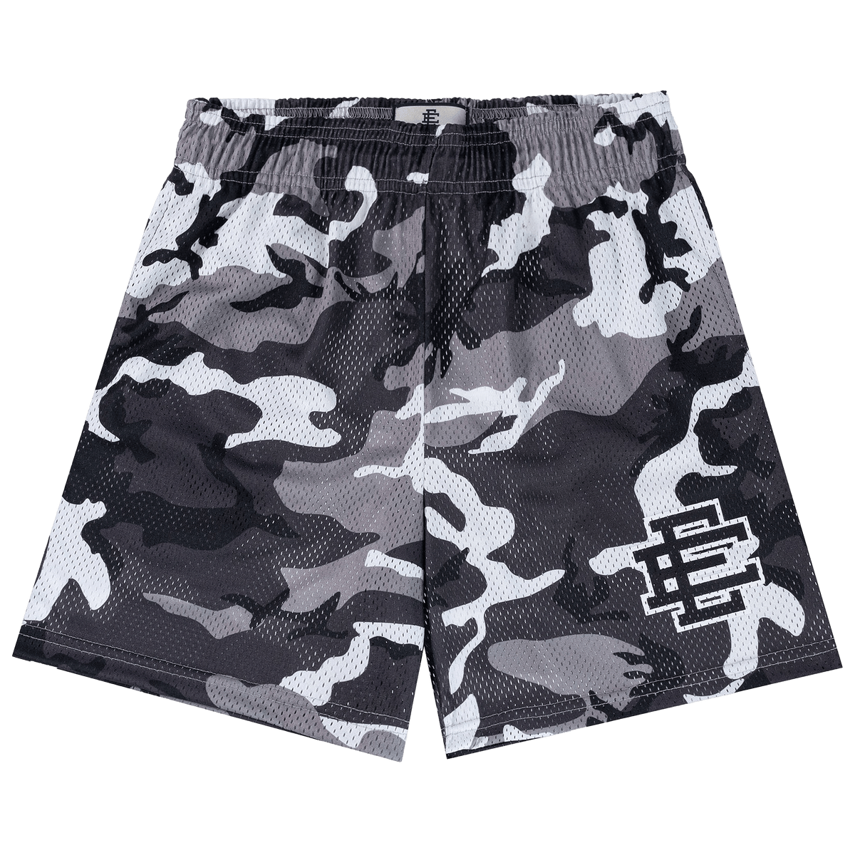 Eric Emanuel EE Basic Short 'White/Black EE Camo' - frontal