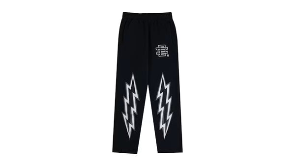Eric Emanuel EE Basic Sweatpant Black/Black Bolts - frontal
