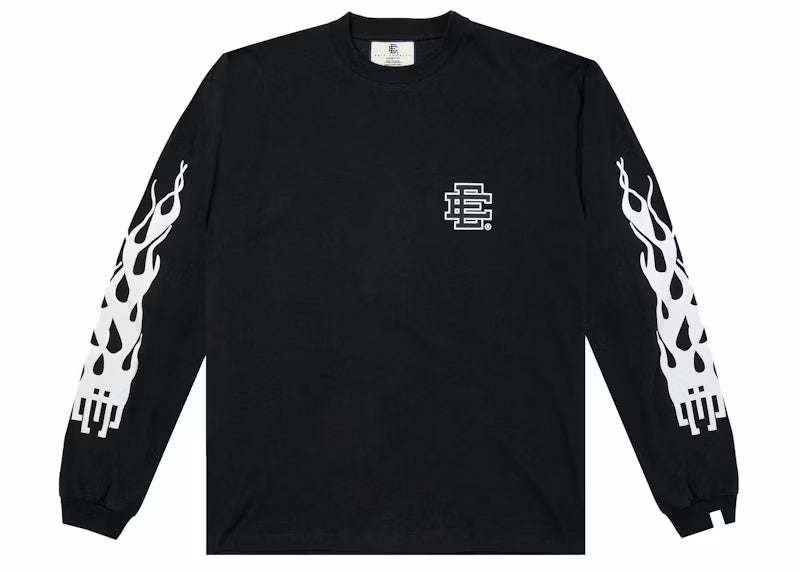 Eric Emanuel EE Long Sleeve T-Shirt White/Grey