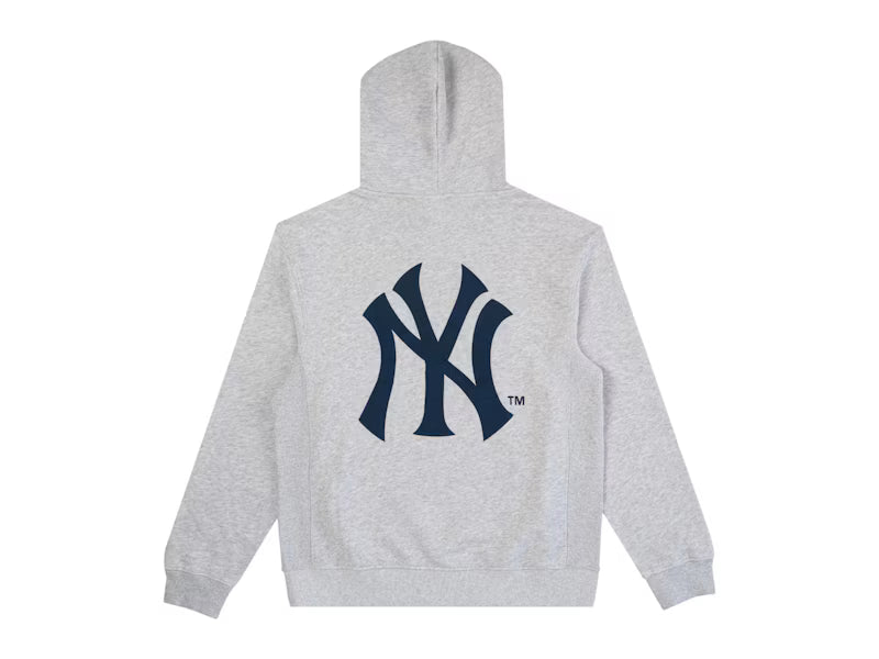 Eric Emanuel EE New York Yankees Hoodie Heather Grey/Navy - posterior