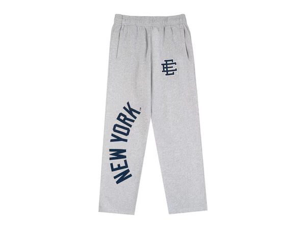Eric Emanuel EE New York Yankees Sweatpant Heather Grey/Navy - frontal