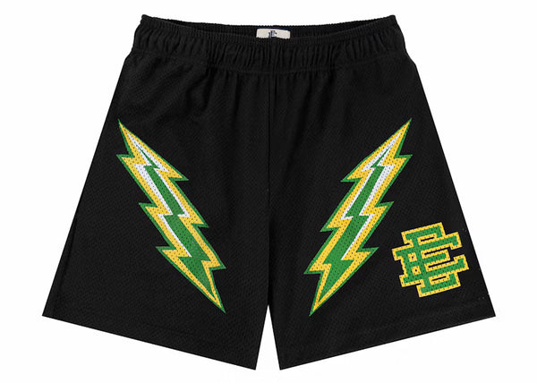 Eric Emanuel EE Short Black/Green Bolt - frontal
