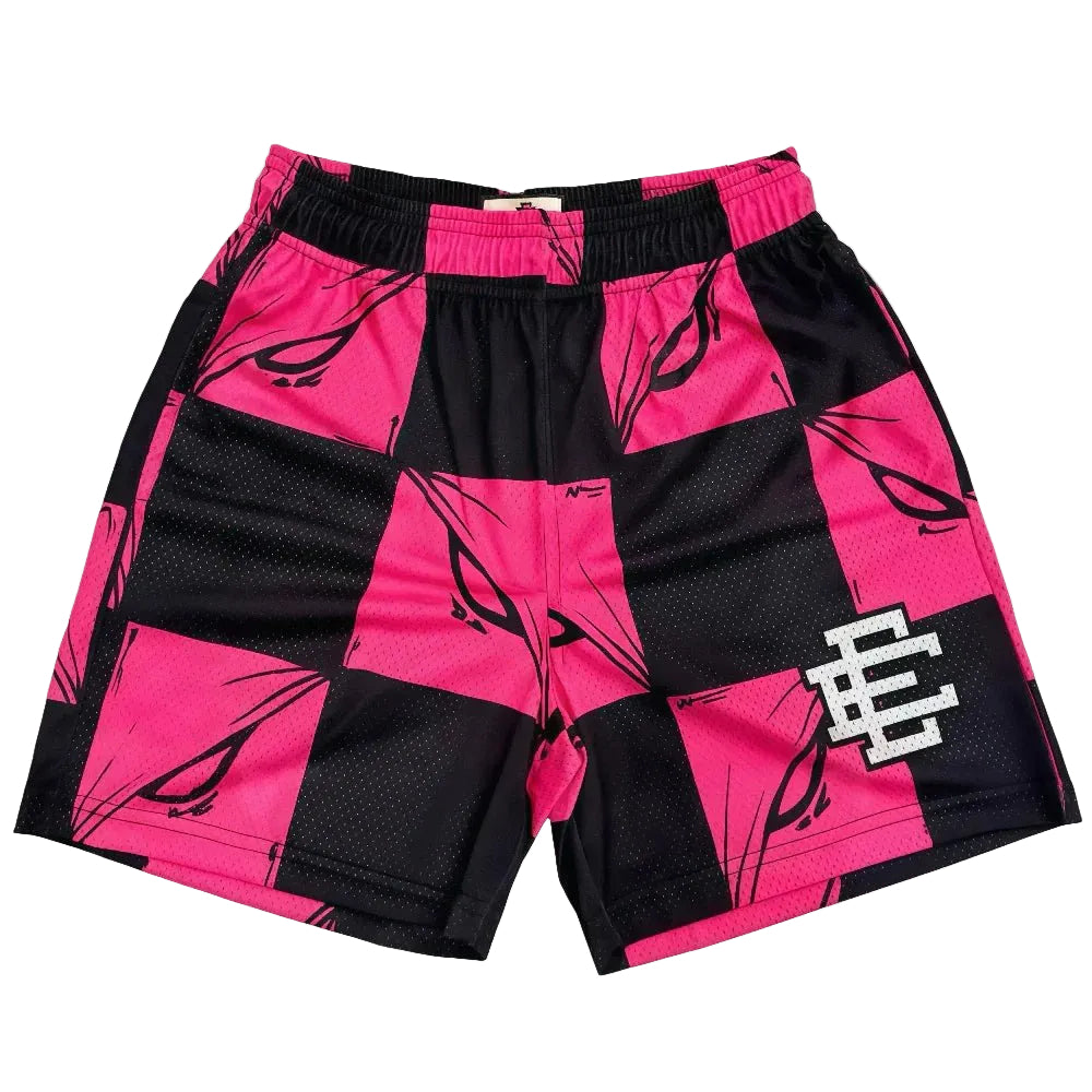 Eric Emanuel x Matty Boy EE Short Pink Silver Friends & Family - frontal