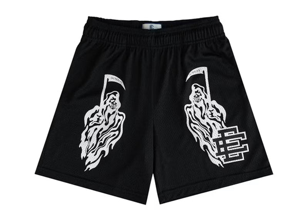 Eric Emanuel x Warren Lotas Short Black/White - frontal