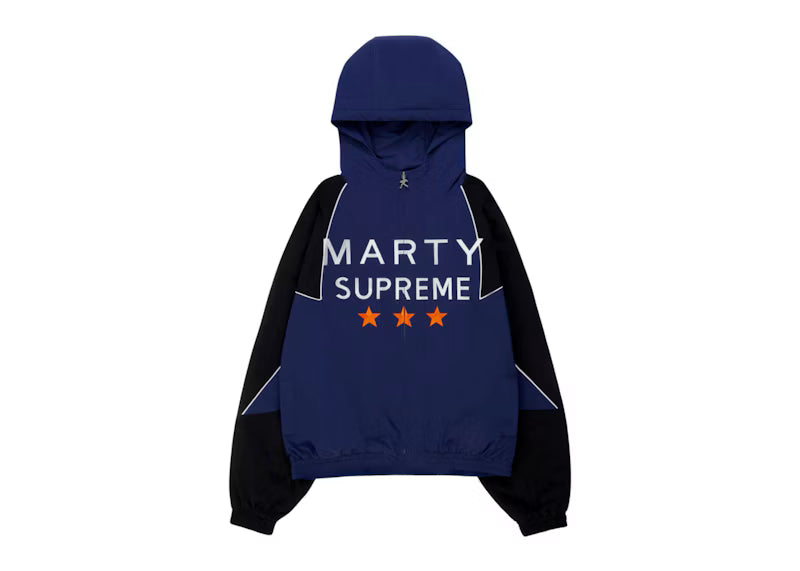 NAHMIAS x Marty Supreme A24 Classic Warm Up Jacket Navy - frontal