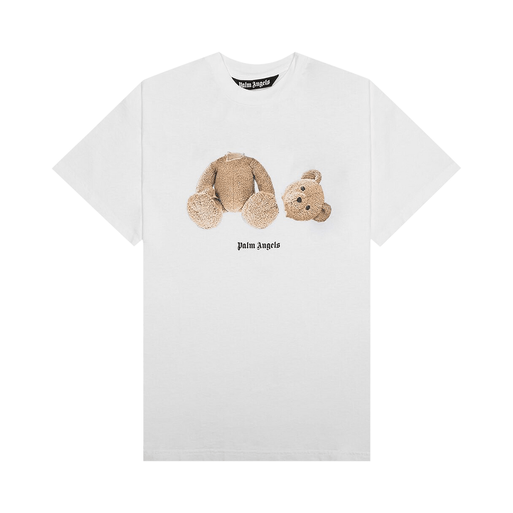 Palm Angels Bear Classic Tee 'White/Brown' - frontal