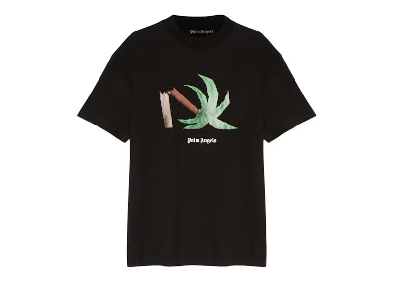 Palm Angels Broken Palm T-Shirt Black/Green