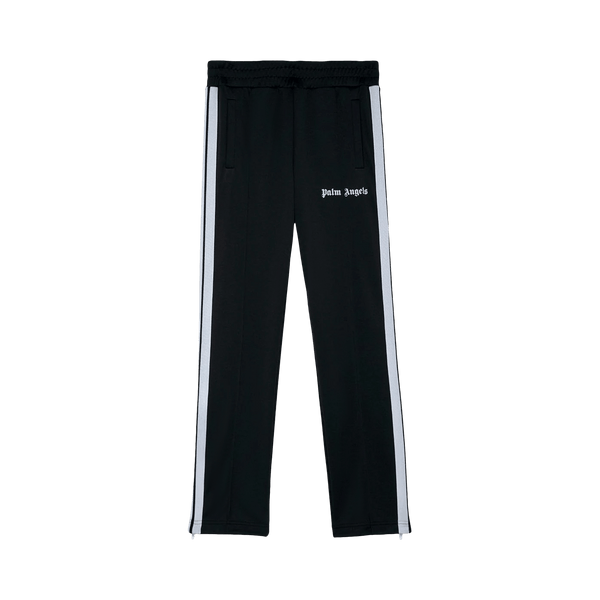 Palm Angels Classic Track Pants 'Black/White' - frontal