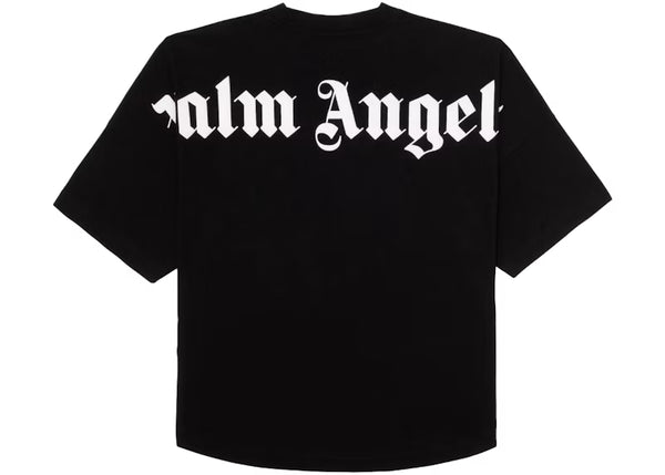 Palm Angels Logo T-shirt Black - frontal
