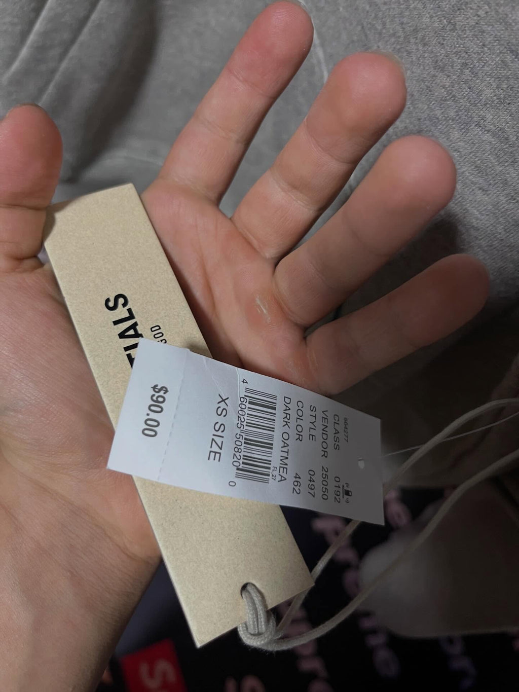 Sudadera con capucha Fear of God Essentials 'Dark Oatmeal'