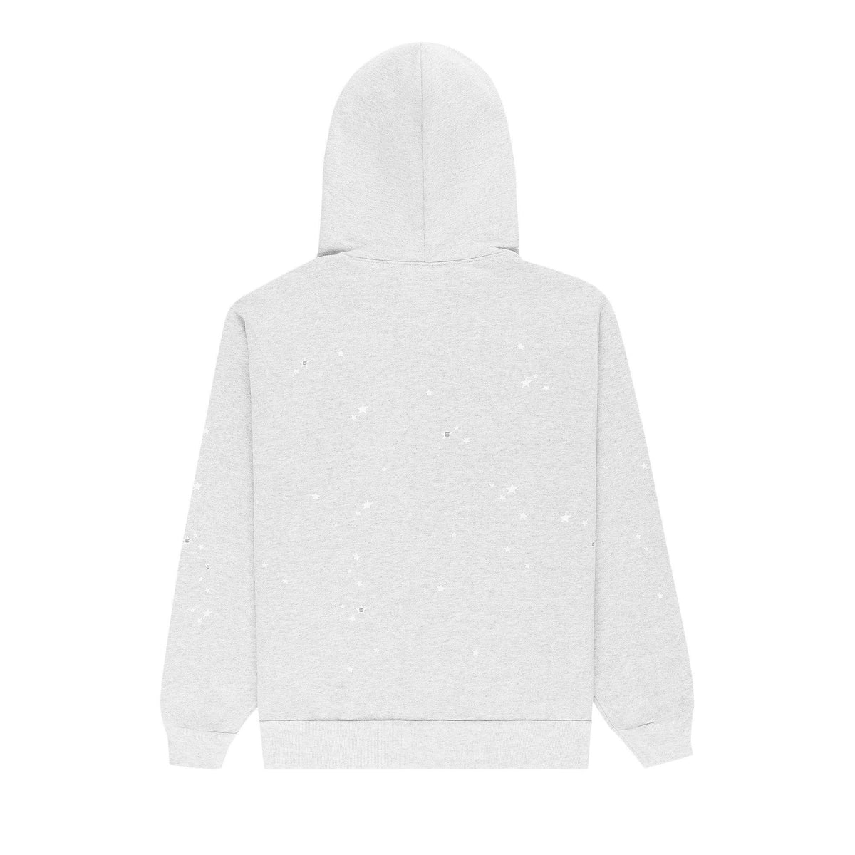 Sp5der Atlanta Full Zip Hoodie 'Heather Grey' - posterior