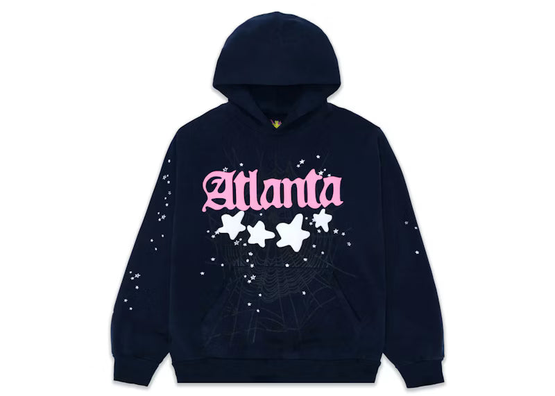 Sp5der Atlanta Hoodie Navy