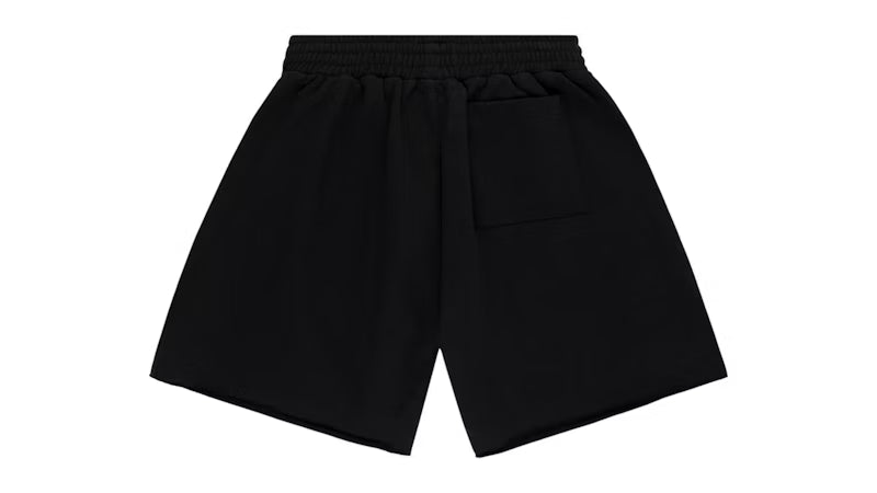 Sp5der Beluga Outline Sweatshort Black - posterior