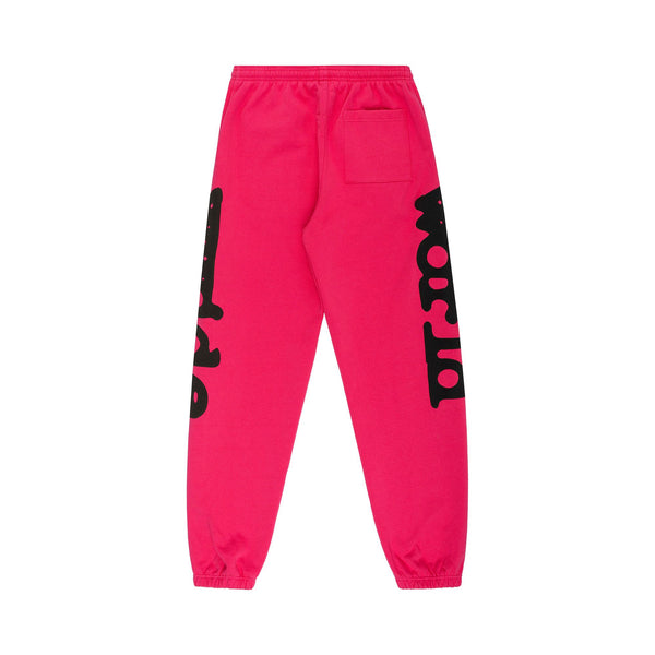 Sp5der Beluga Sweatpant 'Pink' - frontal