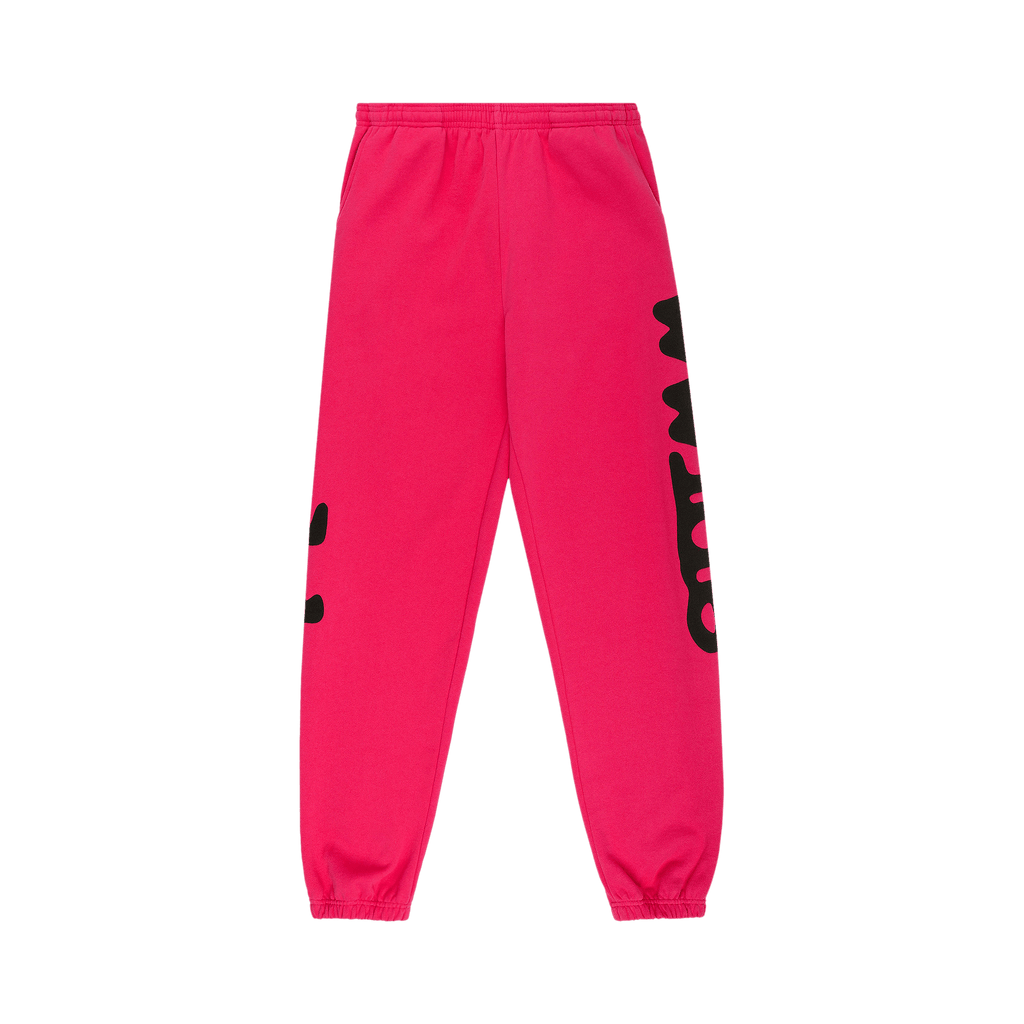 Sp5der Beluga Sweatpant 'Pink' - posterior