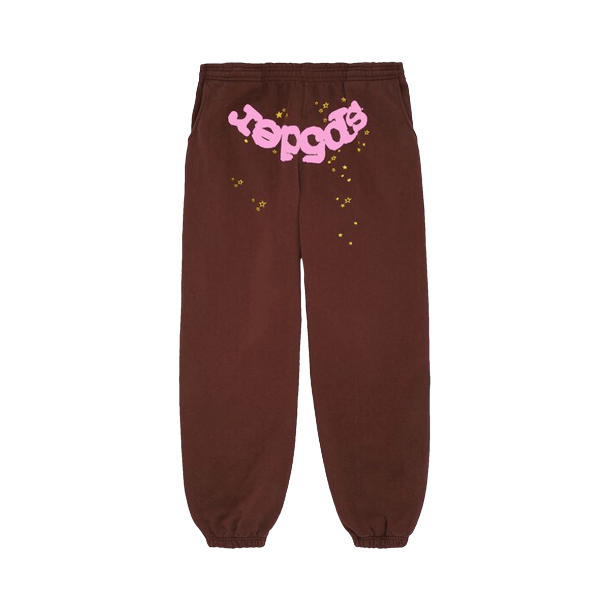 Sp5der Classic Sweatpant 'Brown' - frontal