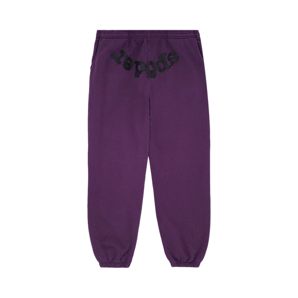 Sp5der Classic Sweatpant 'Grape' - frontal