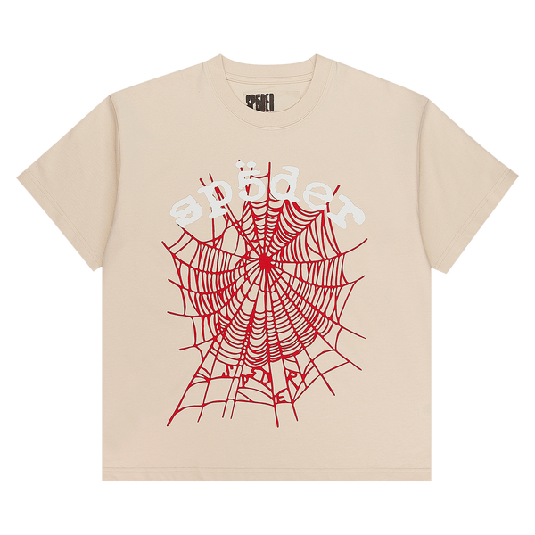 Sp5der Legacy Logo HW Tee 'Cream' - frontal
