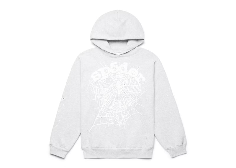 Sp5der OG Web Hoodie Heather Grey