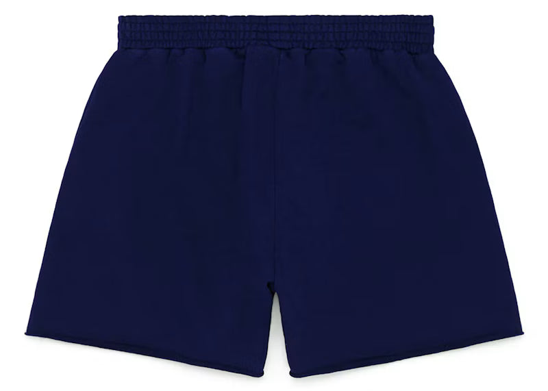Sp5der OG Web Logo Sweat Short Navy - posterior
