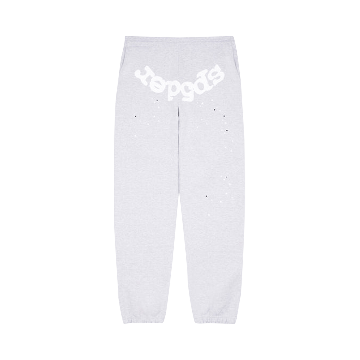 Sp5der OG Web Sweatpants 'Heather Grey' - frontal