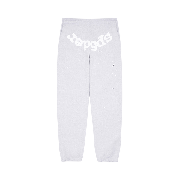 Sp5der OG Web Sweatpants 'Heather Grey' - frontal