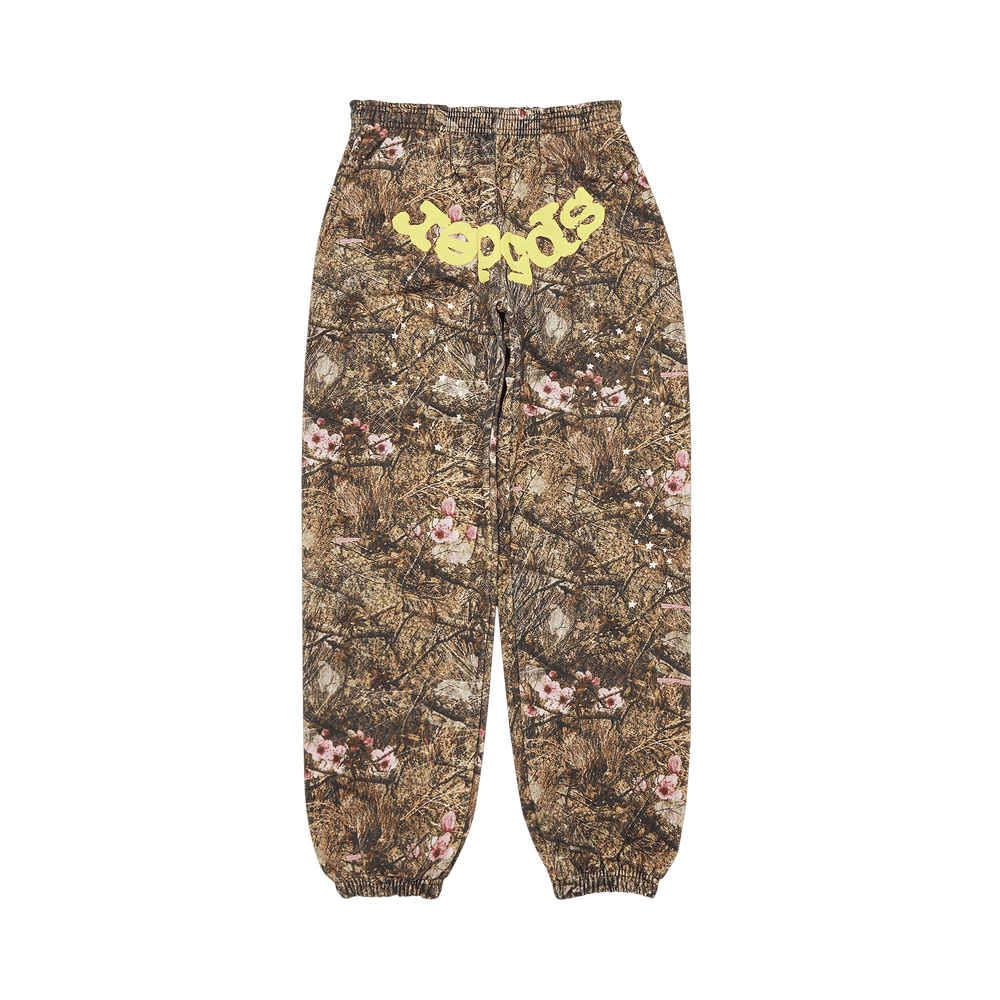 Sp5der OG Web Sweatpants 'Real Tree' - frontal