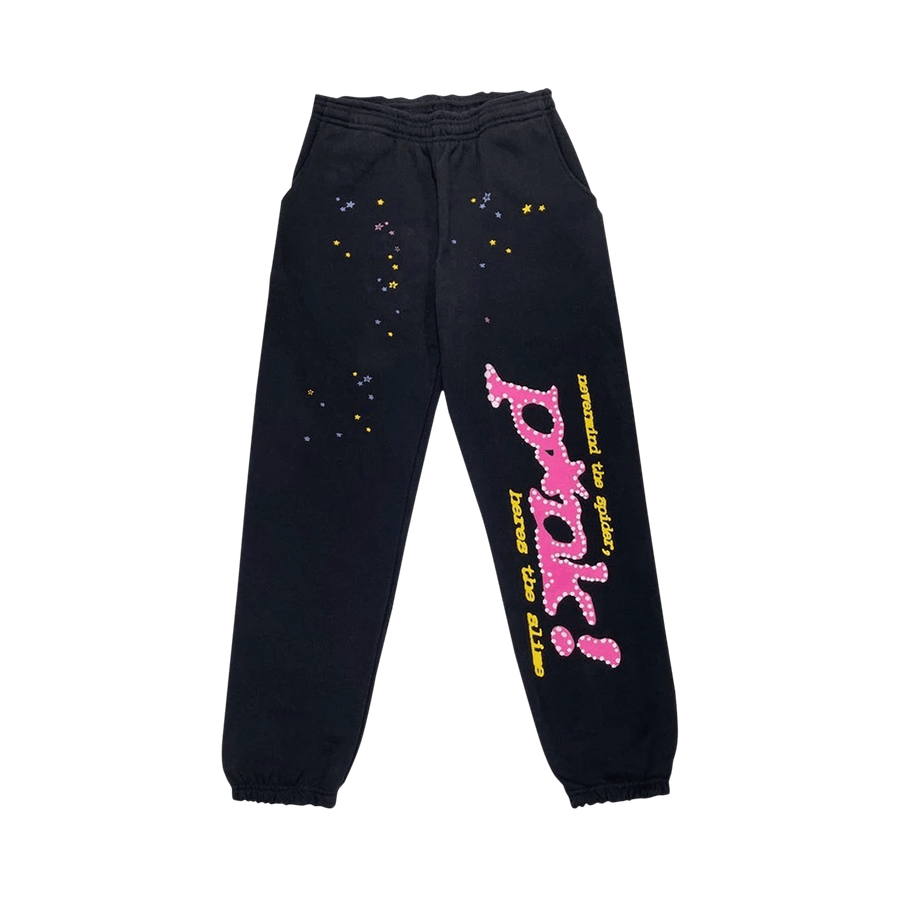 Sp5der P*nk Sweatpants 'Black'