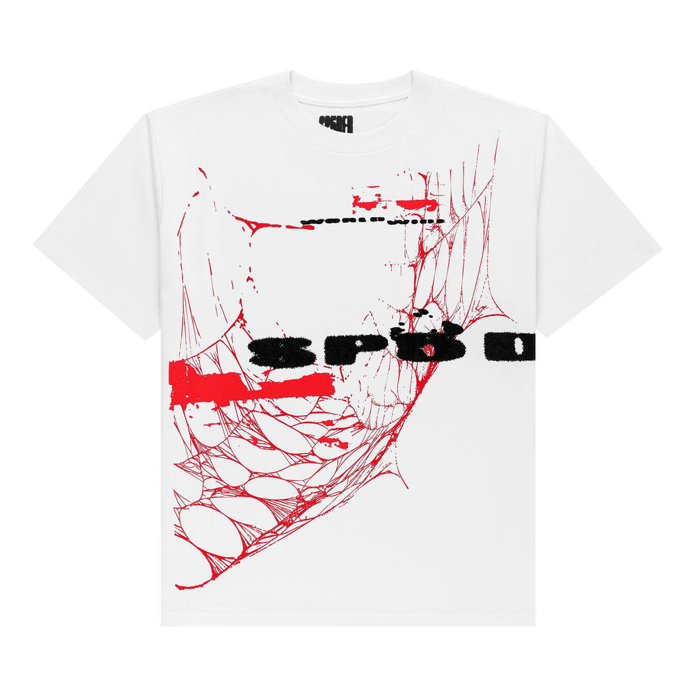 Sp5der Spinner Tee 'White' - frontal