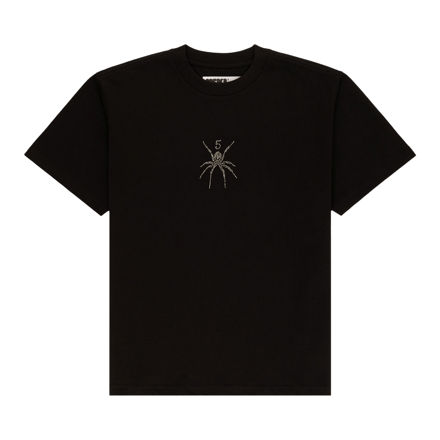Sp5der TM Rhinestone Tee 'Black'
