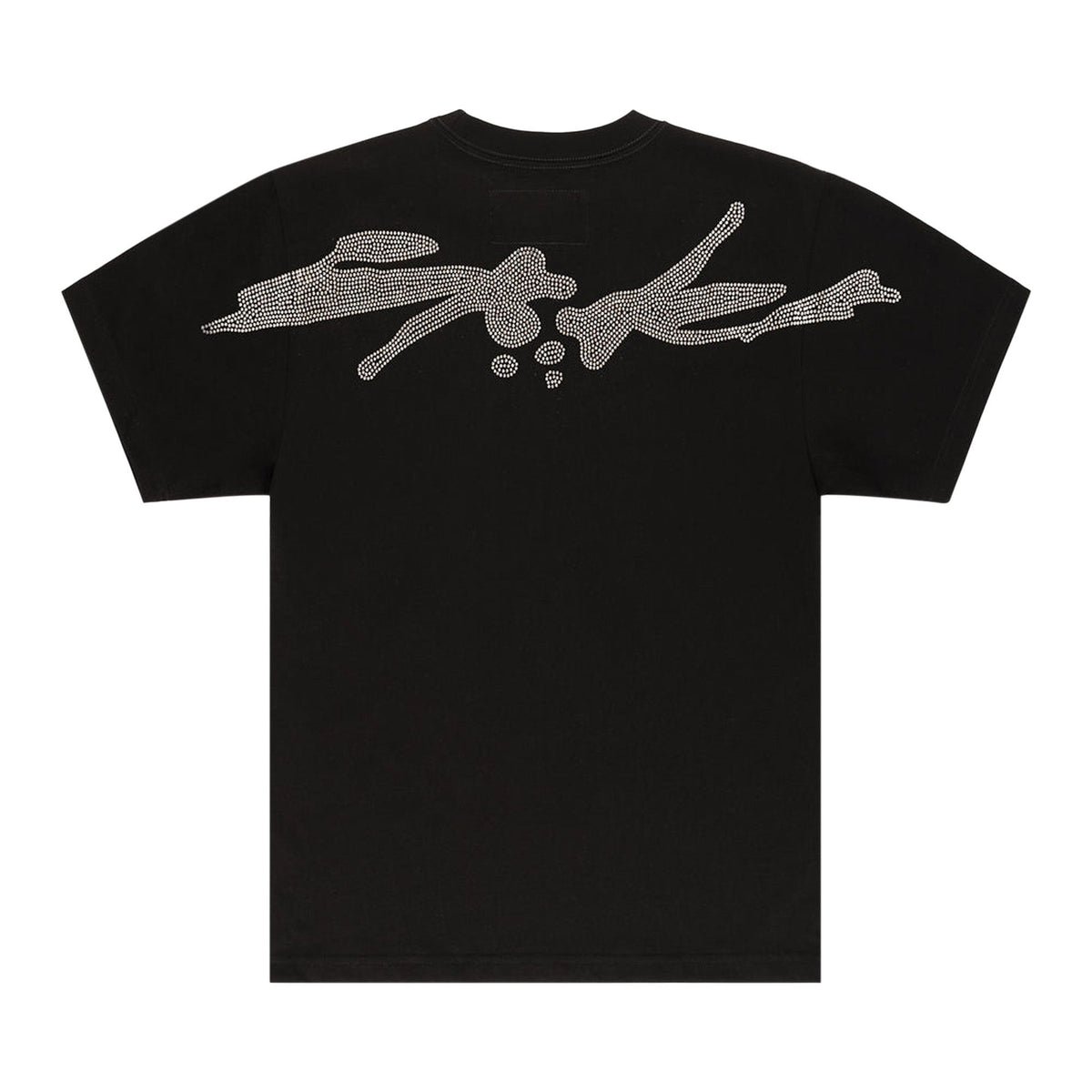 Sp5der TM Rhinestone Tee 'Black' - posterior