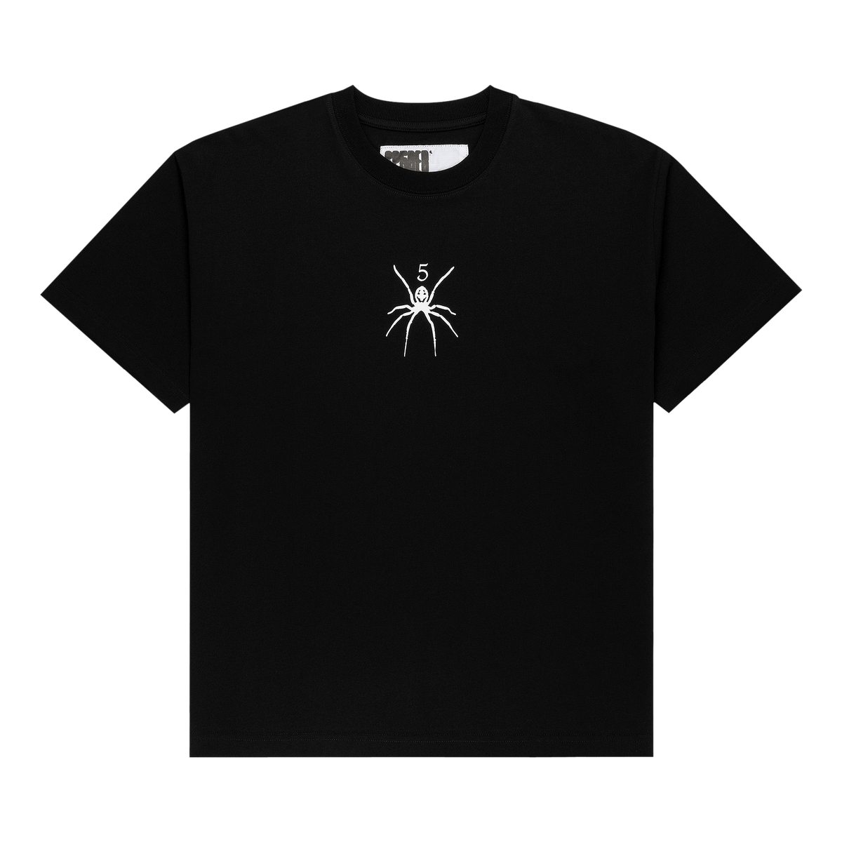 Sp5der TM Tee 'Black' - frontal