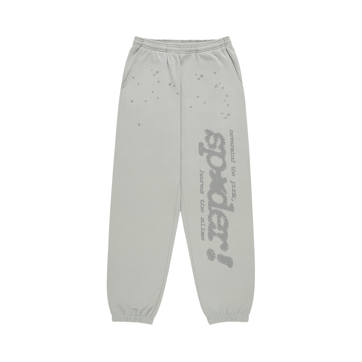 Sp5der Tonal Punk V2 Sweatpant 'Sport Grey' - frontal