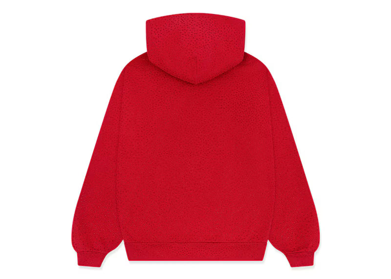 Sp5der VVS Hoodie Red - posterior