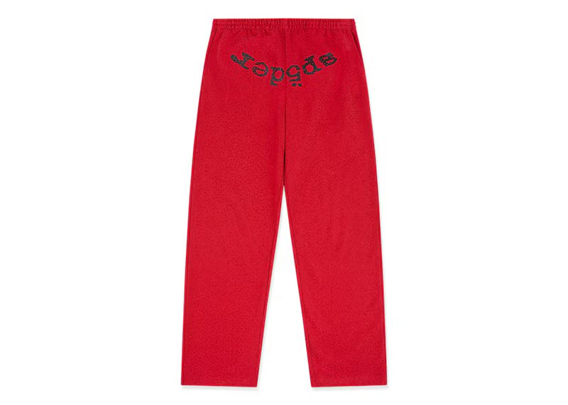 Sp5der VVS Sweatpant Red - frontal