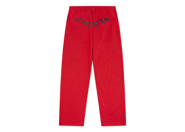 Sp5der VVS Sweatpant Red - frontal