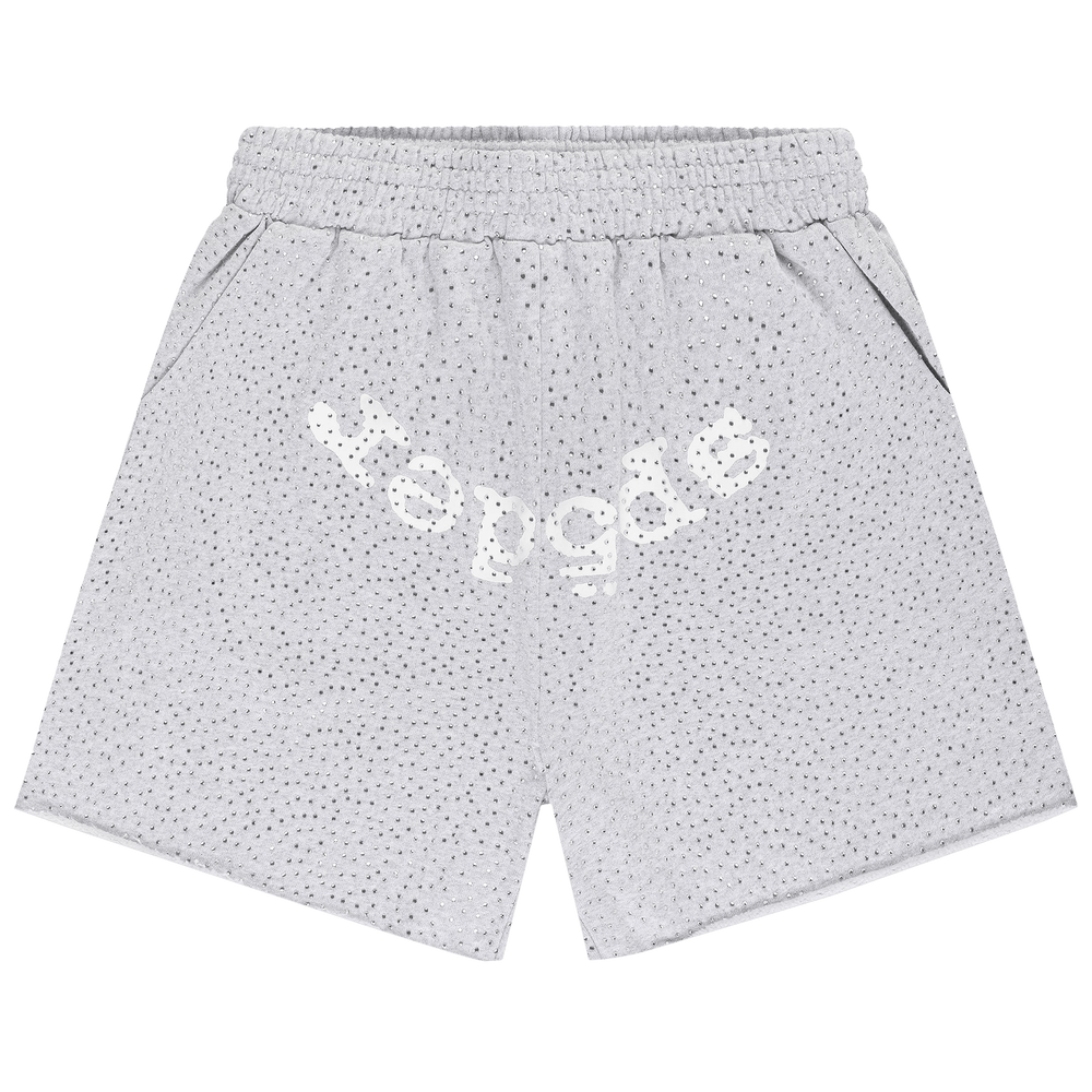 Sp5der Vvs Sweatshort 'Heather Grey' - frontal