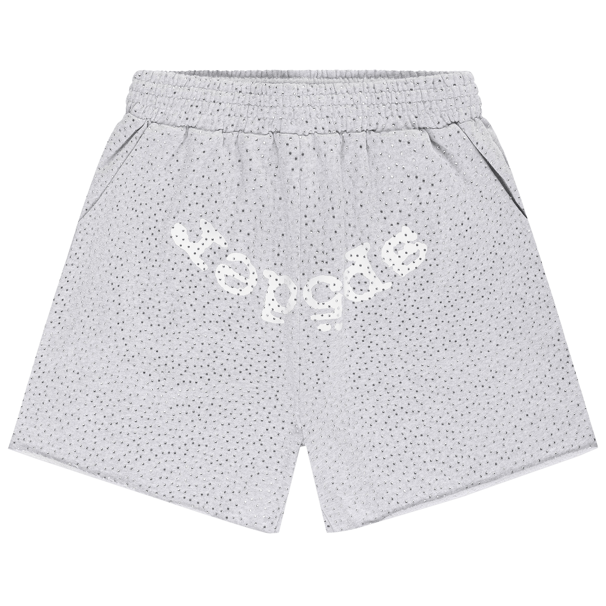 Sp5der Vvs Sweatshort 'Heather Grey' - frontal