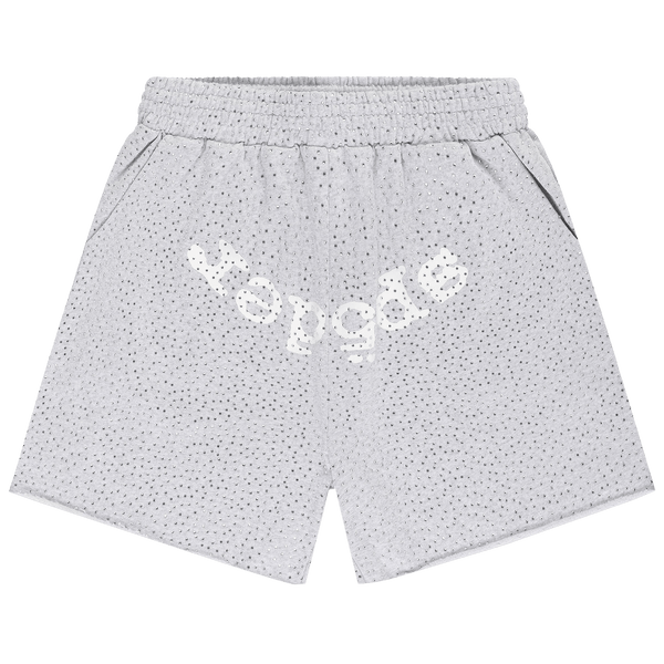 Sp5der Vvs Sweatshort 'Heather Grey' - frontal