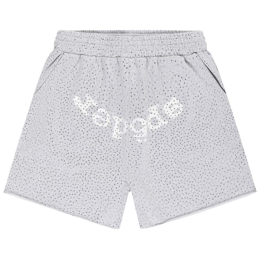Sp5der Vvs Sweatshort 'Heather Grey'