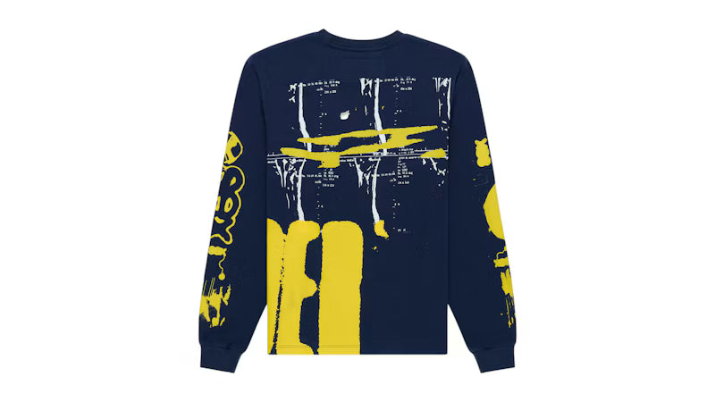 Sp5der X-Ray Longsleeve Tee Navy - posterior