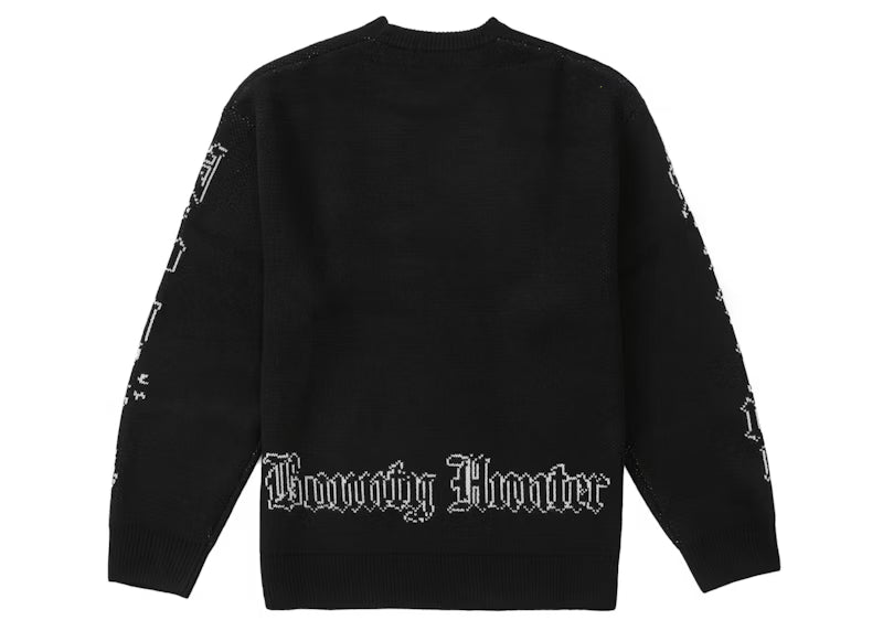 Supreme Bounty Hunter Sweater Black - posterior