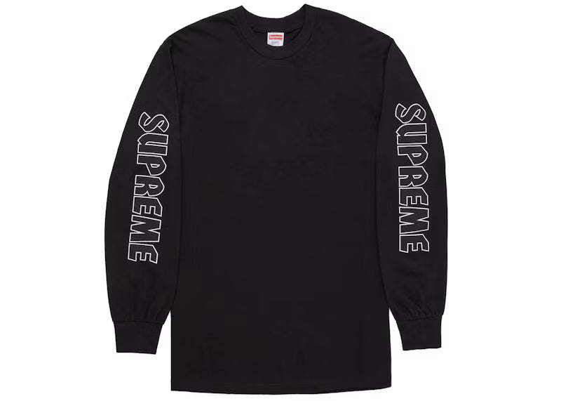 Supreme Spitfire Bighead L/S Tee Black - posterior