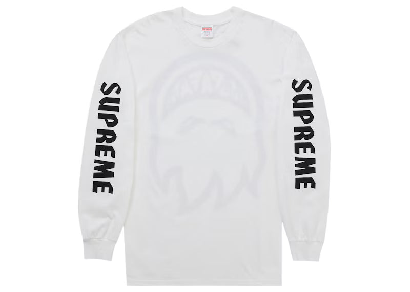 Supreme Spitfire Bighead L/S Tee White - posterior